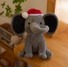 Colorful Baby Soothing Elephant Plush Toy – Little Elephant Christmas Doll