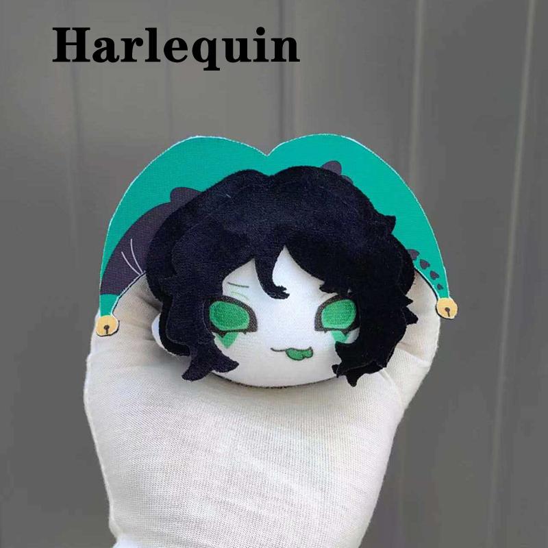 Super Niedliche 10cm Zirkus Grüne Augen Harlekin Plüschtiere Ball Tasche Schlüsselanhänger Anime Spiel Freak Charakter Plüschtier Puppe Anhänger Dekoration About 10cm