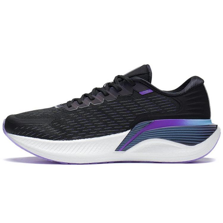 New LiNing Yueying 2.0 Pro Breathable Lightweight Low Top Running Shoes Men's Black ARHS017-4