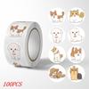 50-500pcs Kids Reward sticker  puppy dog Pattern encouragement stickers for Teachers Cute Animals Stickers Stationery Stickers