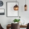 Industrial-Style Glass Ball Pendant Light for Restaurant & Bar