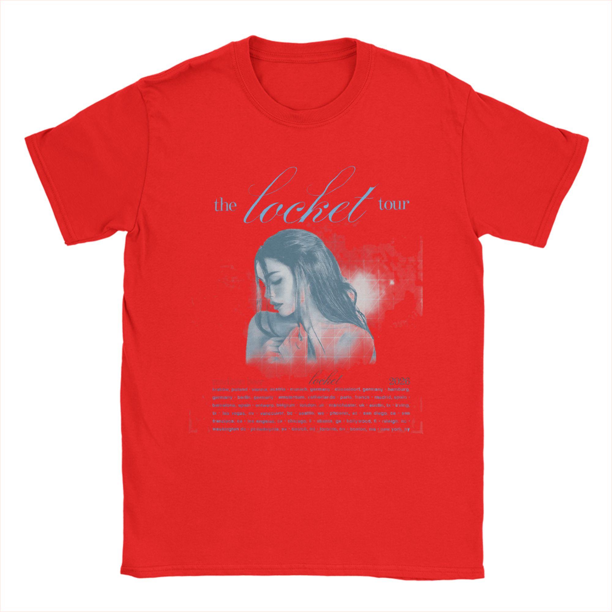 

MMadison BBeer The Locket Tour 2026 Unisexs T Shirts Fun Tee Shirt Short Sleeve Crew Neck TShirt 100 Cotton Classic Clothes S