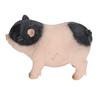 Cute Pig Garden Statue Resin Animals Figurine Outdoor Sculpture Resin Lawn Ornament Mini Pink Black