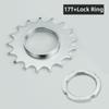 Hub Locking Bike Wheel Cogs 13T 14T 15T 16T 17T 18T Fixed Gear Freewheel  Bicycle Sprocket