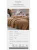 Double-Layer Thickened Flannel and Lamb Fleece Blanket with Solid Color and Custom Logo