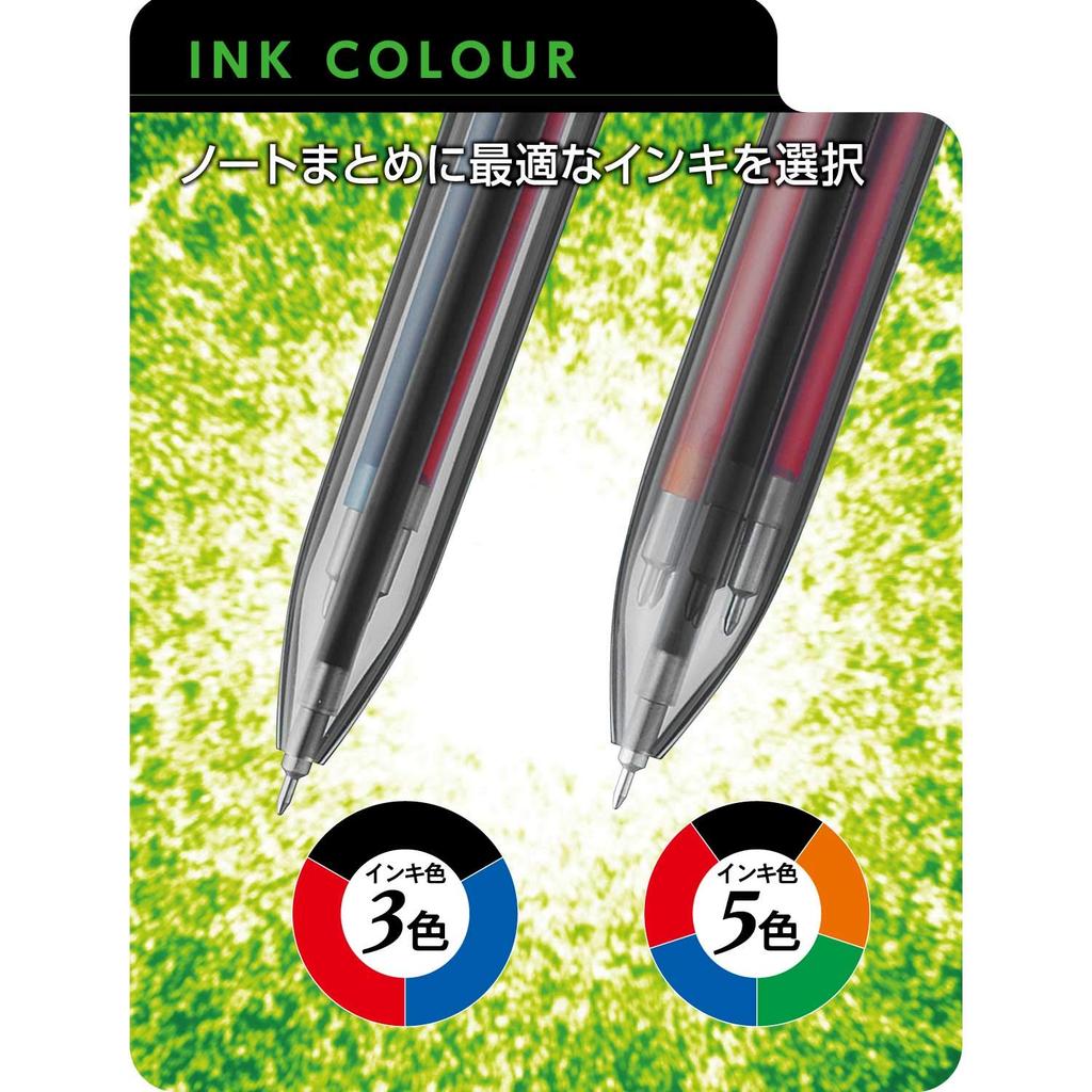 Pentel Ballpoint Pen Black Edition BGH3MBR4 Black Red i+ 3-Color