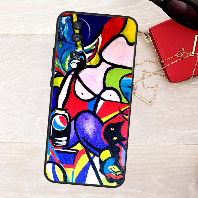 Picasso Abstract Art Painting Case For Honor 200 400 Pro 50 70 90 Lite X9a X9b X9c X9d X8a X8b X8c Magic 5 6 7 8 Pro Cover