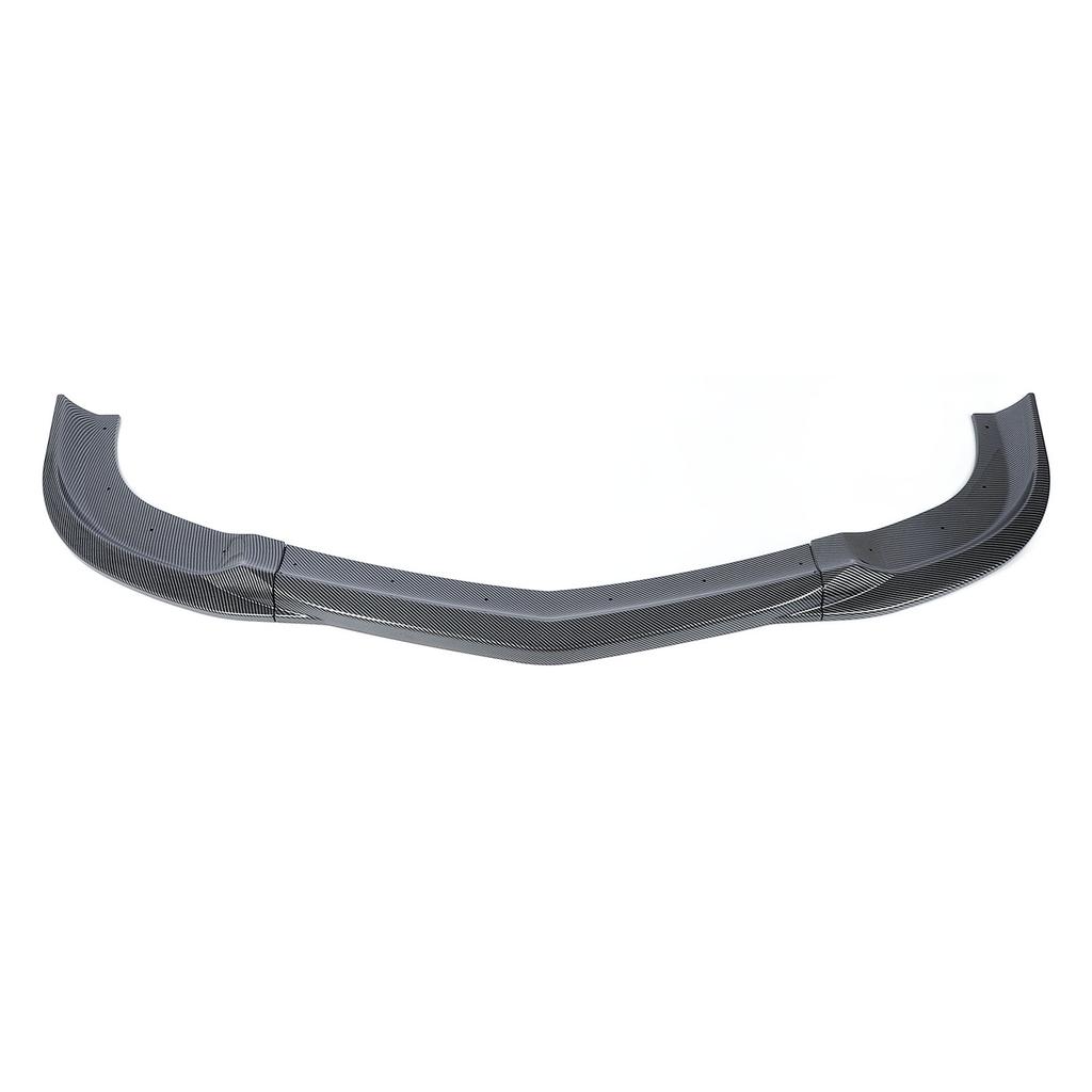 3Pcs Front Bumper Lip Spoiler Splitter Sporty Look Front Lip Spoiler Splitter Protector for C-Class W204 Pre-Facelift C63   2007 to 2010