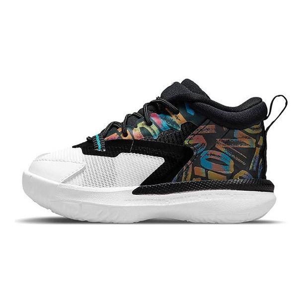 Air Jordan Zion 1 TD Noah Baby Sneakers Multi-Color Black Bright-Crimson DC2023-001