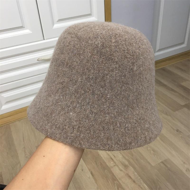 

Осенне-зимняя шерстяная вязаная панама, литературная, маленькая, свежая, теплая, нишевая панама M（56-58cm）