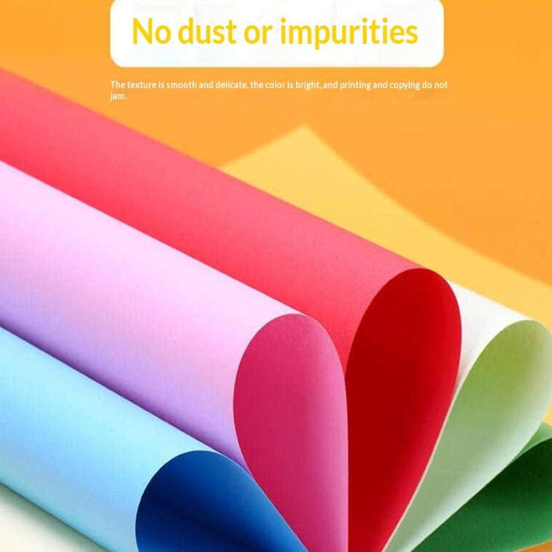 100 Pcs Mixed Colorful Origami Paper Set Handmade DIY Supplies For Kids Creative Paper Cutting Craft Materials