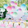 Paper Lantern Gradient Color Summer Party Wedding Lantern Decorative Light Indoor Outdoor Festive Atmosphere Decor