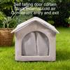 1Pc Aluminum Film Dog Oxford Cloth Warm Pet Air-conditioned House Convenient Cat Summer/Winnter Closed Pet Nest Large Space