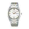 [Seiko Watch] SEIKO SELECTION SBPX085 Men's Watch Made In Japan Solar Rechargeable Pair Sapphire Glass Date and Day Calendar Silver & Yellow Gold