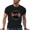 Ufo Band T-shirt Casual Top met Bedrukte Kunst