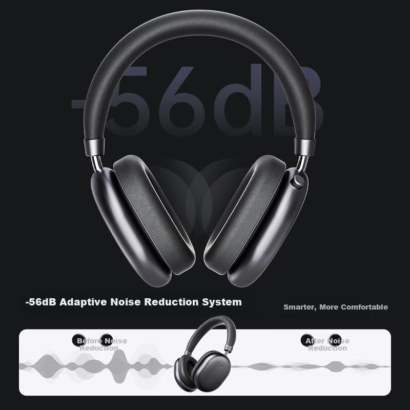 IKF Nano Space Audio Edition [Best-Seller Recommendation | 56dB Powerful Noise Cancellation] Over-Ear
