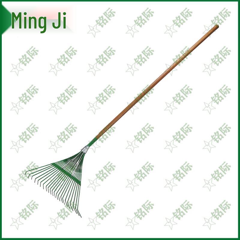 Mingji Green 22-Tooth Iron Grass Rake