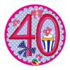 Rachel Ellen 40th Birthday Badge