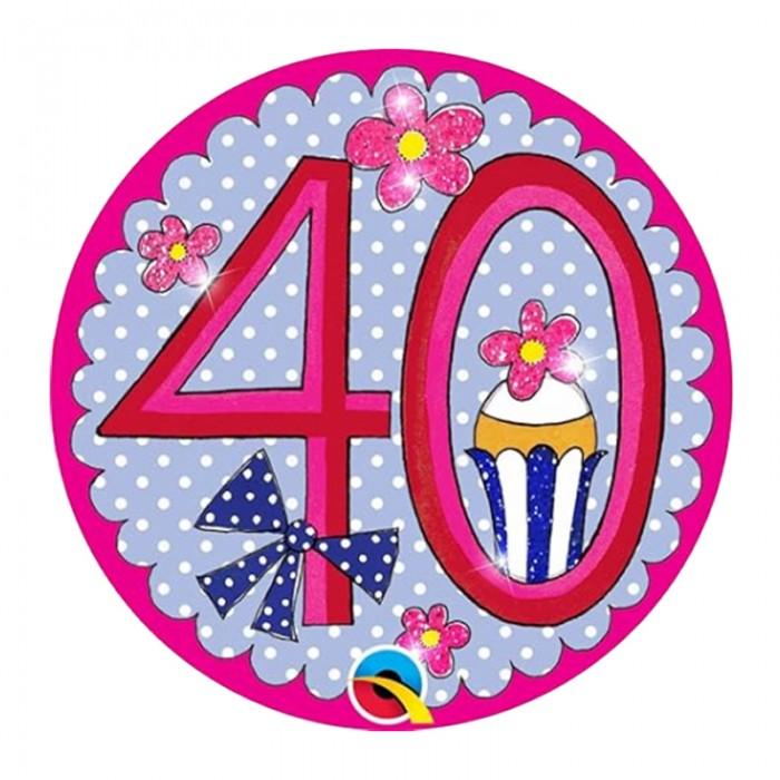Rachel Ellen 40th Birthday Badge