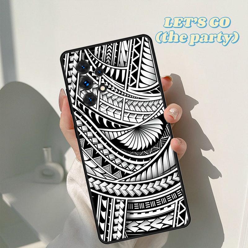 Maori Samoan Polynesian Tribal phone case For Samsung Galaxy A42 A31 A40 A51 A71 A32 A80 A91 A52 A72 A20e A21S A50 A70 A11 A12