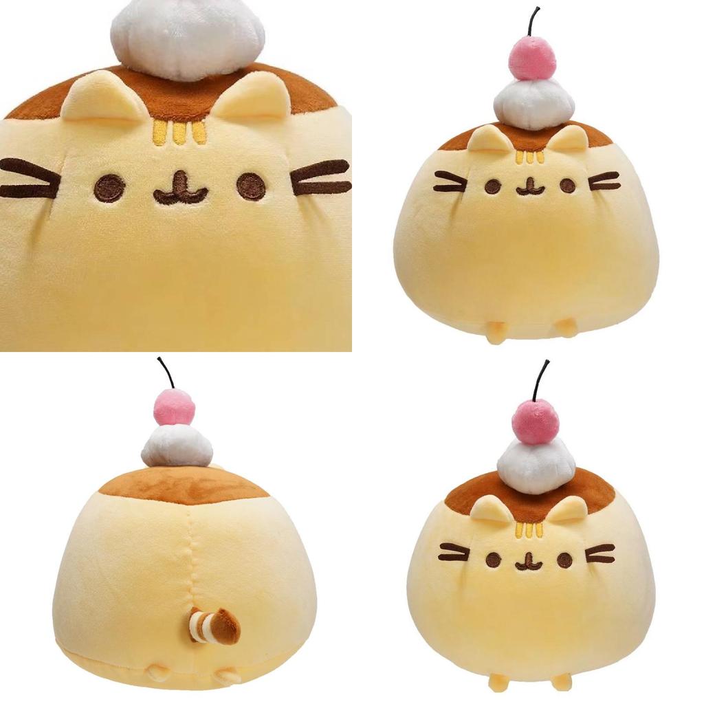 Adorable Plush Toy Pillow With Short Plush Pp Cotton Stuffing Pusheen Cat Series