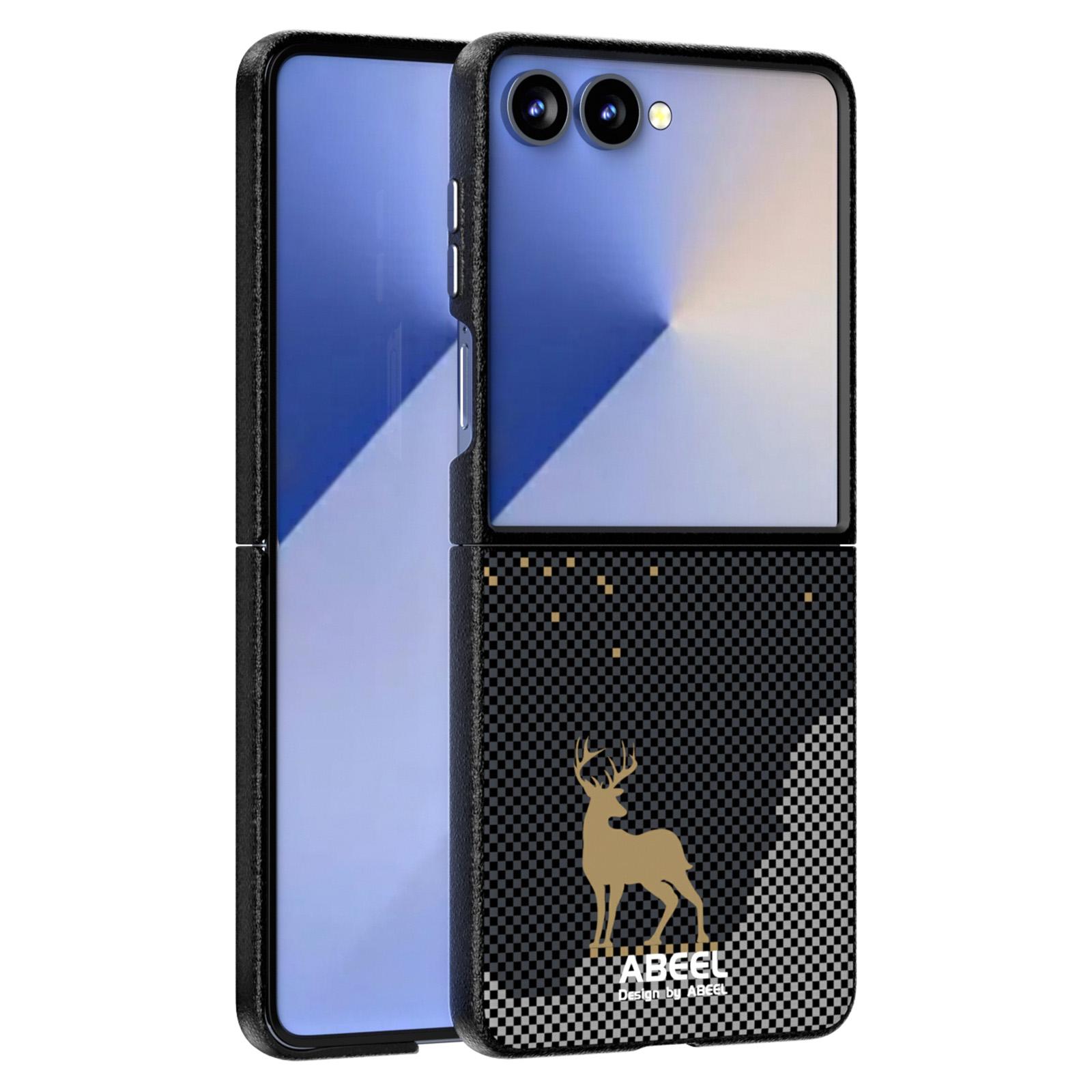 

ABEEL Чехол для Samsung Galaxy Z Flip7 5G, совместимый с MagSafe, ультратонкая ПК задняя крышка для телефона Deer