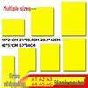 Poster Promozionale a Mano Giallo e Bianco Double-Sided per Esposizione in Negozio