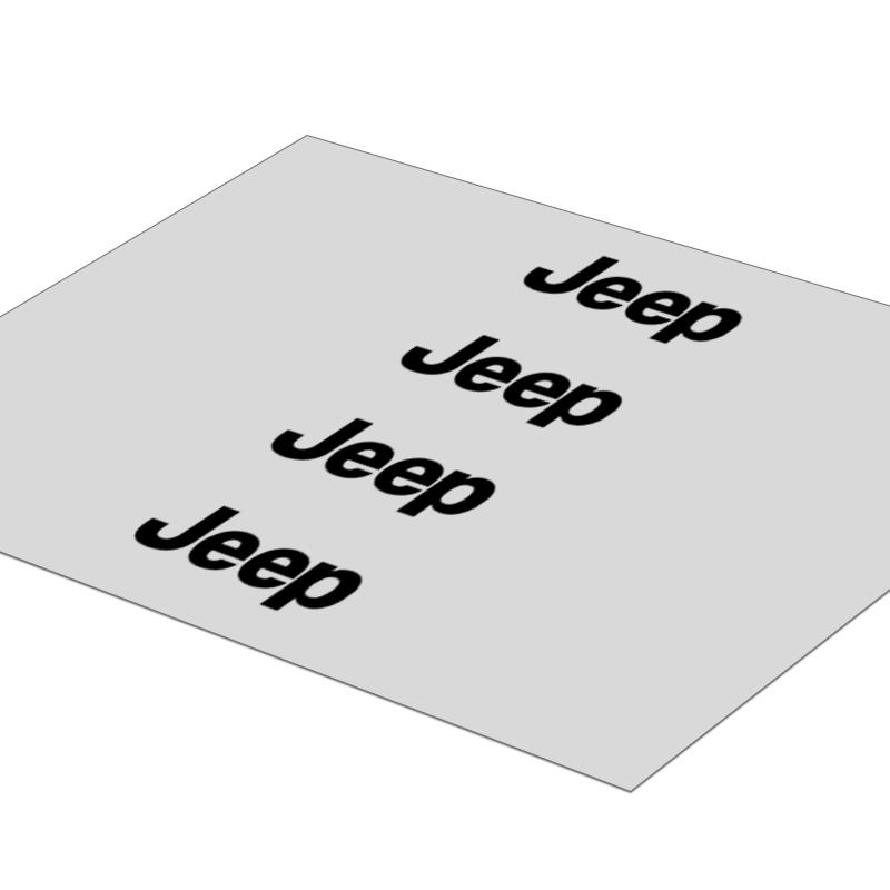 4 Stück Auto Türgriff Aufkleber Reifen Rückspiegel Aufkleber für Jeep Renegade Compass Grand Cherokee Wrangler Jk Gladiator