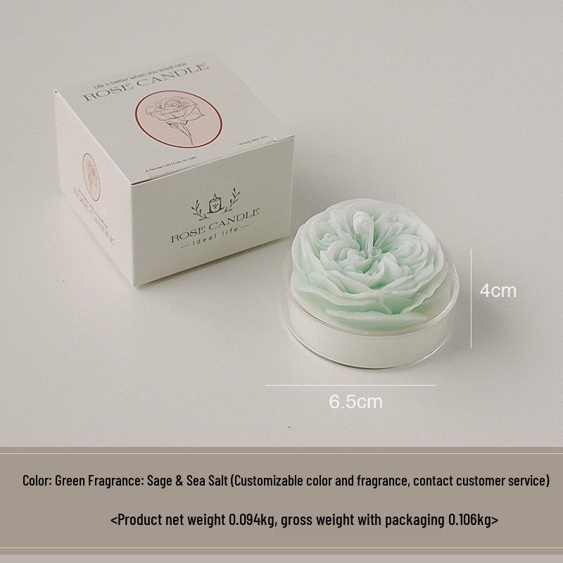 Austin Rose Scented Candle - Qixi Valentine's Day Souvenir Gift