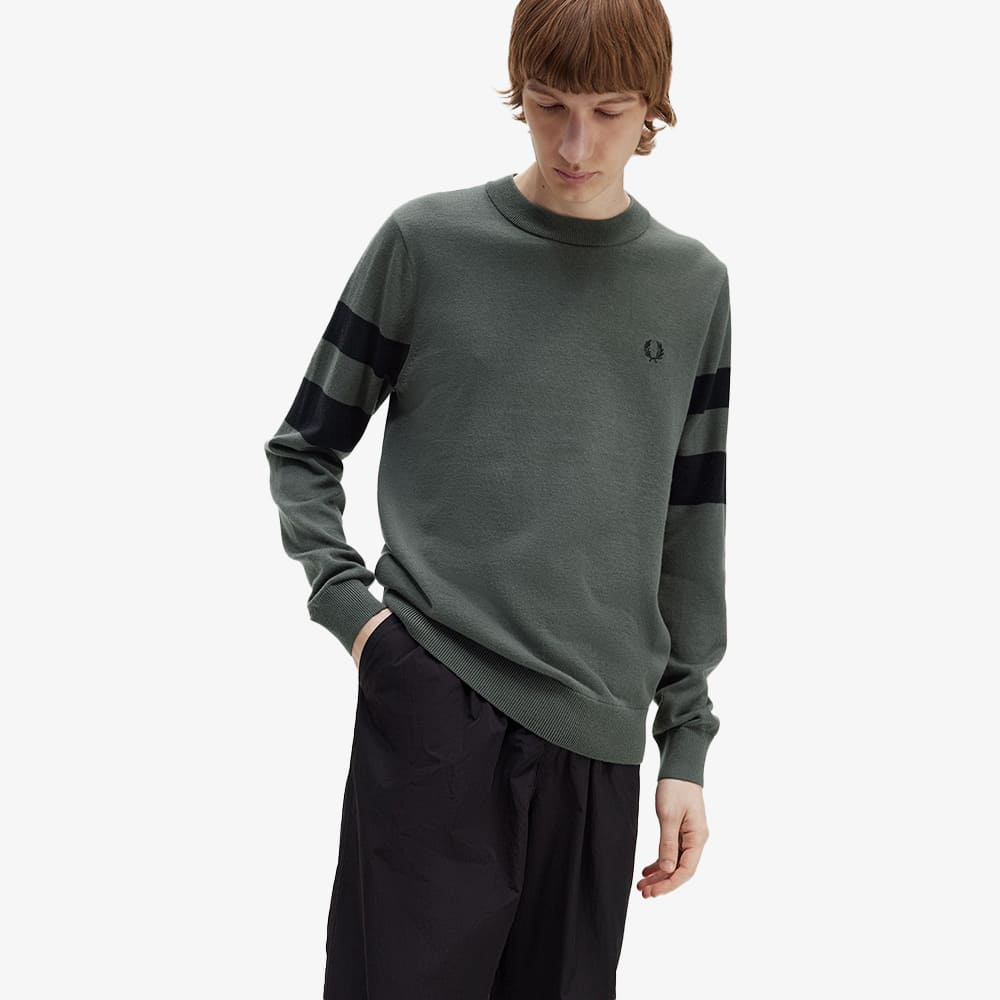 Fred Perry [Sharp] Tipd Sleeve Knit (638) Afpm2335533-638