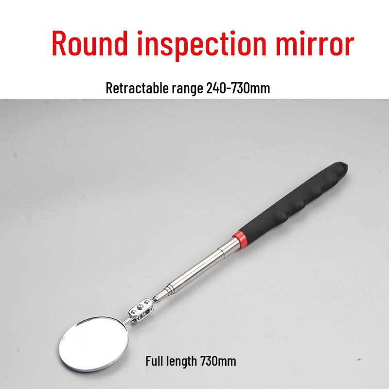 Telescopic Underbody Inspection Mirror with Light for Car Repairs
