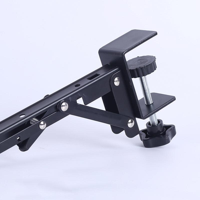 1 Pair Punching-Free Desktop Extending Boards Holder Foldable Keyboards Extension Bracket Office Computer Working Tablet Laptop