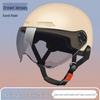 Unisex Summer Electric Vehicle Half Helmet for All-Season Use - Motorcycle Safety Helmet