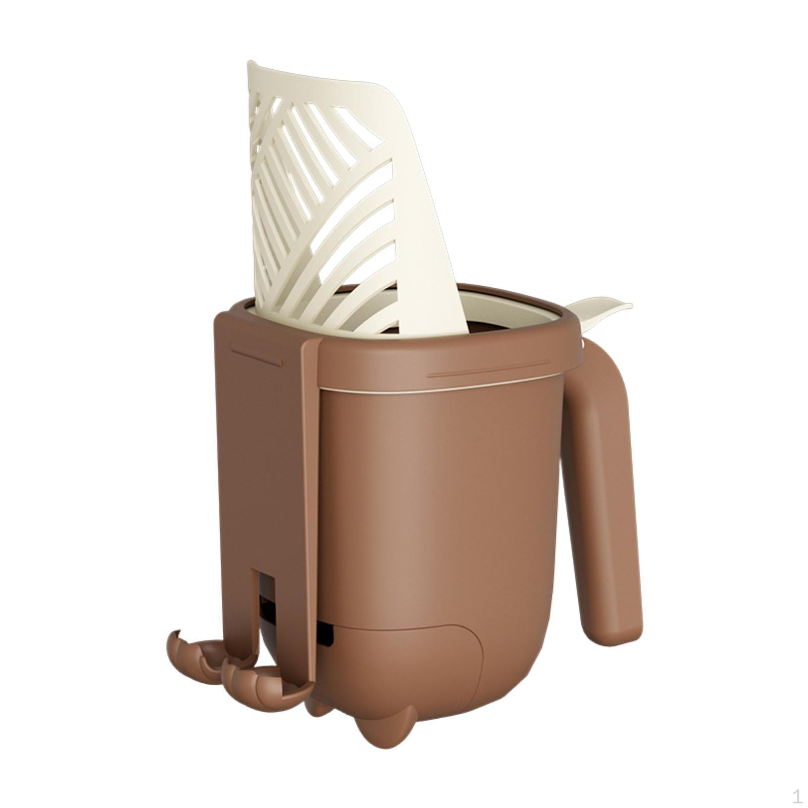 

Cat Litter with Holder Bag Dispenser Deep Spade Sifter Waste Container for Poop
