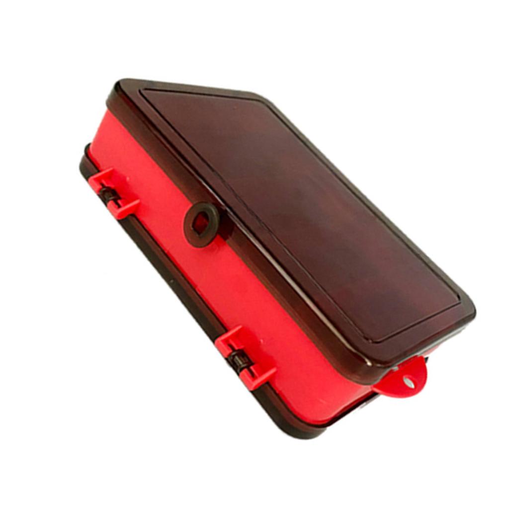 Fly Lures Container Portable Fishing Lure Box Multifunction Jig Head Hook Bait Storage Case Double Sided Organizer Box