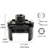 New Adjustable Two-Jaws Oil Filter Wrench 60-80mm Steel Fuel Cast Two-Claw Filter Wrenches Remover Disassembly Tools