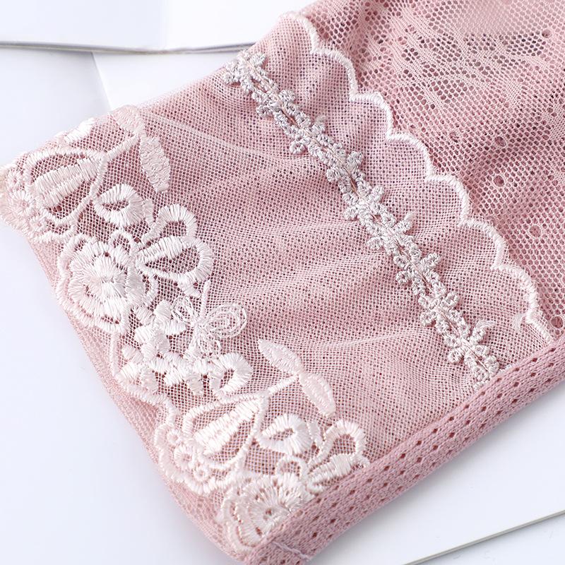 Spring and Summer Sun Protection Gloves Lace Lace Touch Screen Gloves Women's Driving Easy Breathable Outdoor Sunshade Cycling Gloves