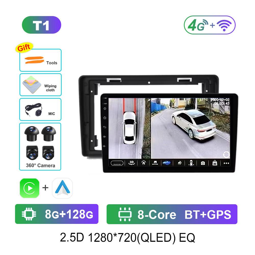 Android 14 Intelligent System for Citroen C2 C3 2001 - 2010 Car Video Multimedia GPS Navigation 4G DSP Stereo Bluetooth WiFi