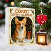 Countdown With Cute Corgi Mini Ornaments, Dog-Themed Christmas Decoration Set For Home Décor