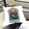 American Classic Graffiti Square Cushions Suitable for Use In Guesthouses Bedrooms Living Rooms Sofas and When Traveling