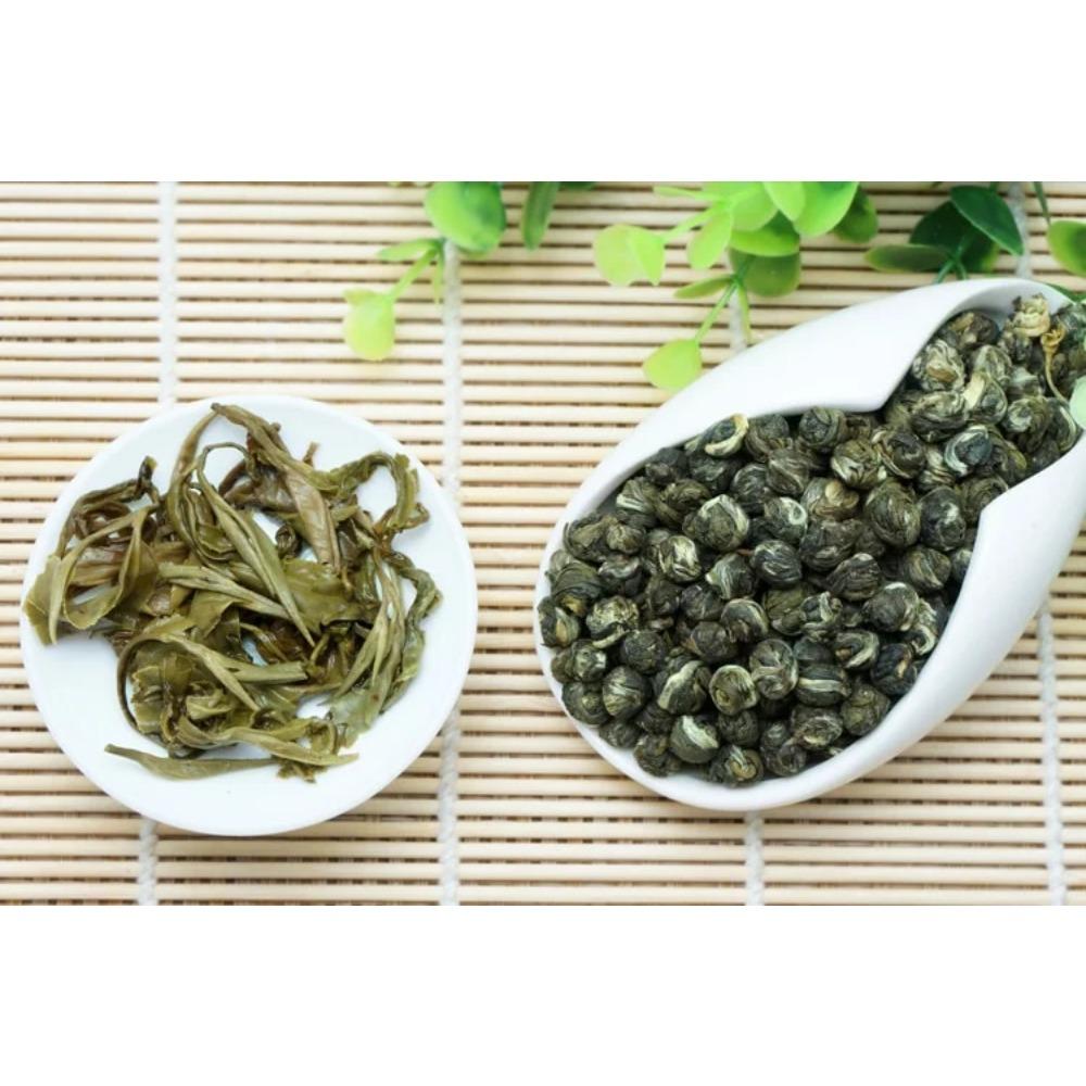 Jasmine Dragon Pearl Green Tea Puer King Premium Chinese Flower Tea 150g