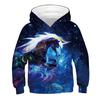 Kids Girls' Hoodie Animal Casual Long Sleeve Pocket Cool 7-13 Years Fall Multicolor Black Pink