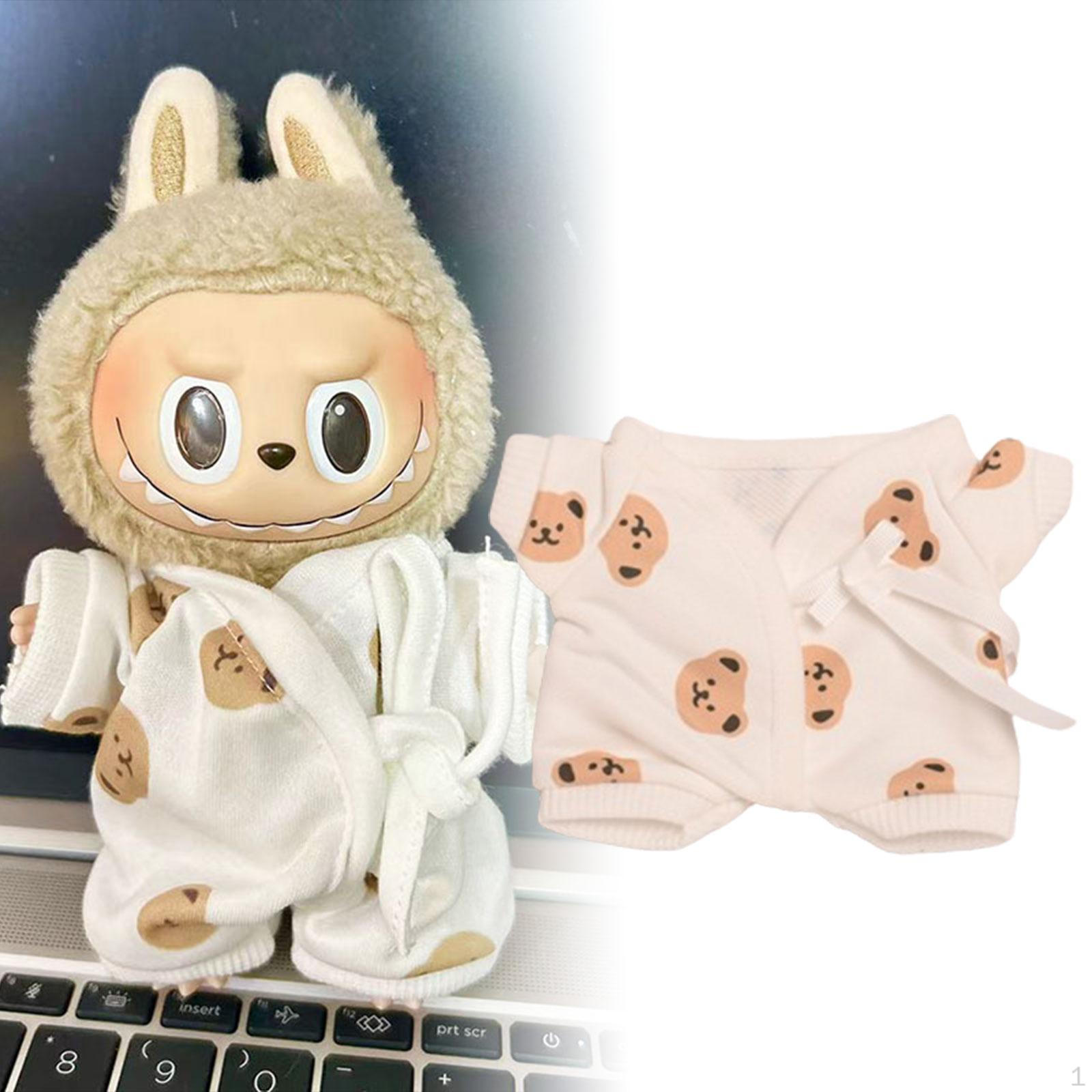 

17 см подвеска для кукол, очаровательная, ручная работа, мягкие модные аксессуары для одежды Teddy Bear