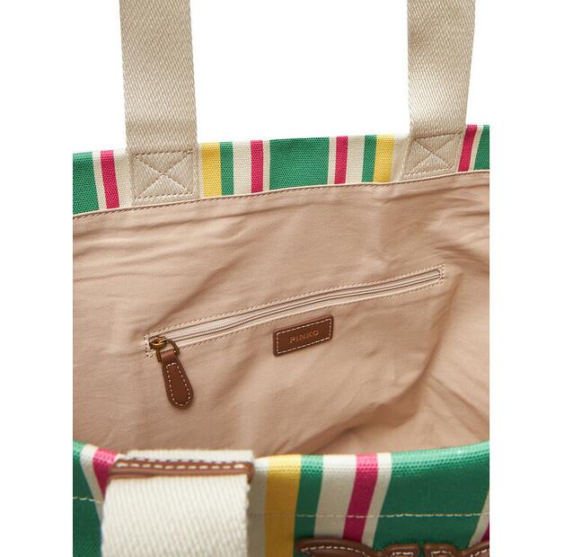 Сумочка PINKO Shopping Bag Extra PE 25 PLTT 104754 A2G5 зелёный