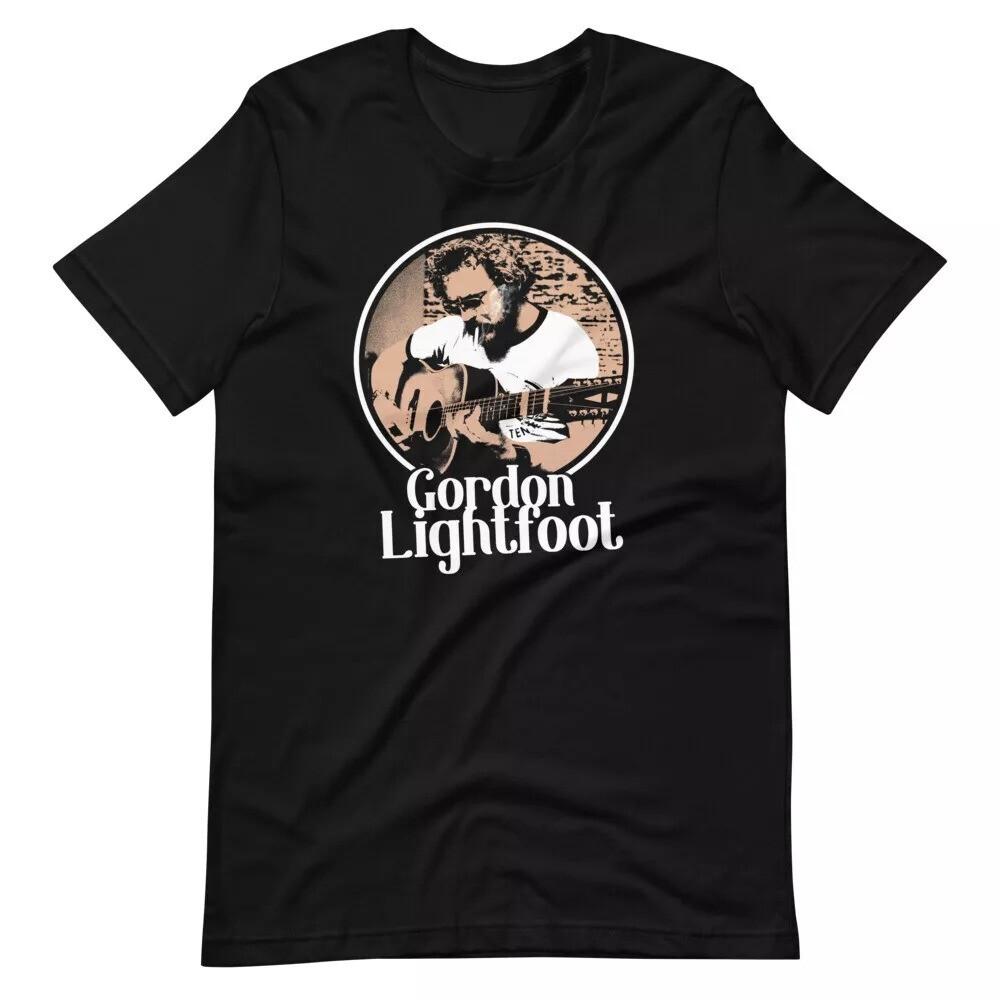 GORDON LIGHTFOOT Vintage Style Fan Art Tee Shirt Unisex T-Shirt S