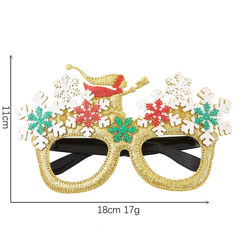 Festive Headband Eyeglass Frames: Christmas, Halloween, Valentine's Day & Party Glasses with Santa Claus Design