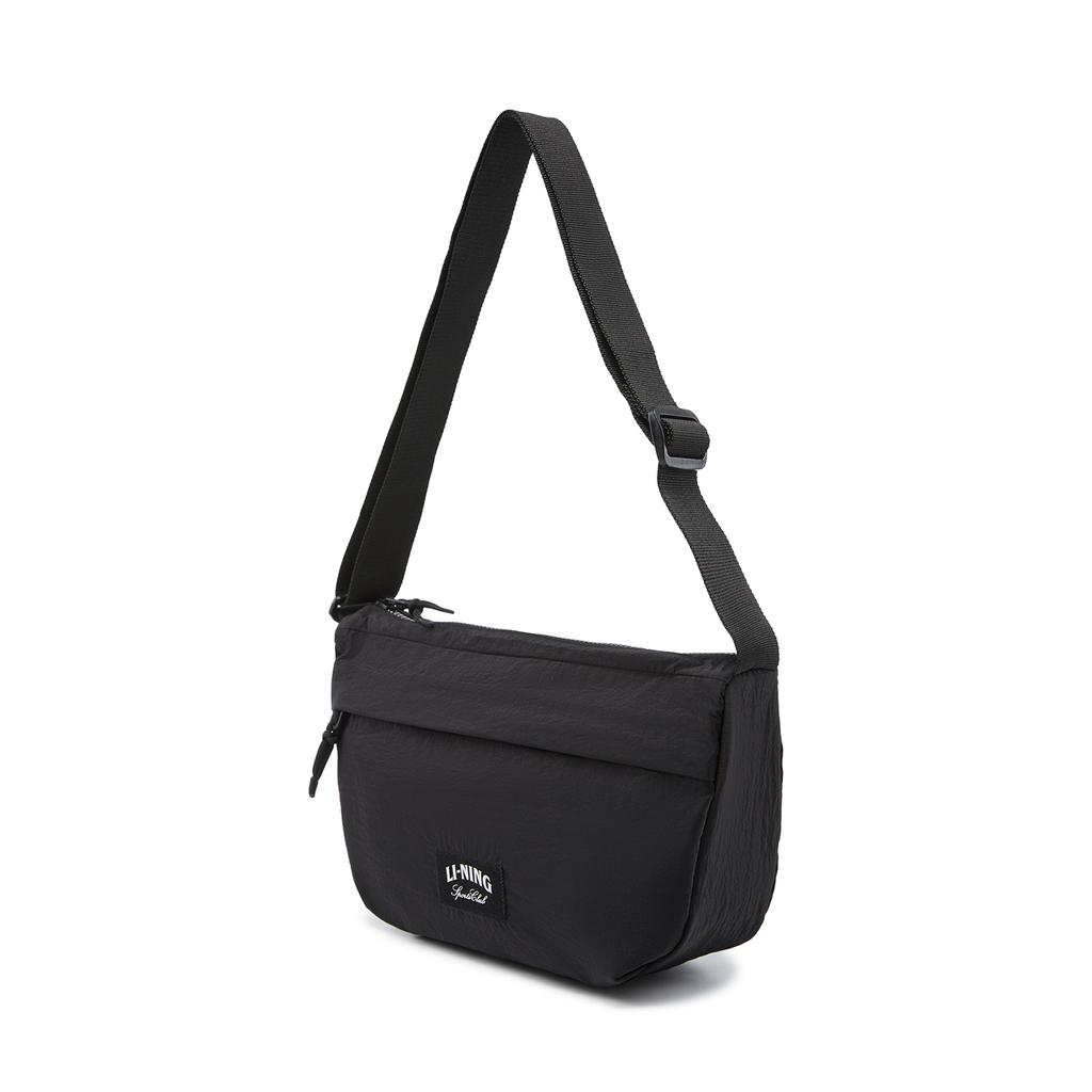 New LiNing Sports Life Collection Polyamide Crossbody Bags Unisex Black ABDV353-1