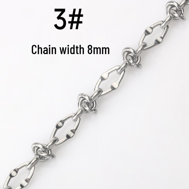 Handmade Stainless Steel O-Chain Necklace/Bracelet Twist Chain Accessories