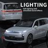1:32 Li L9 New Energy Luxus-SUV Simulations-Legierungs-Auto-Modell Spielzeug Jungen Sammlerstück Ornament Auto Rückzieher Schreibtischdekoration