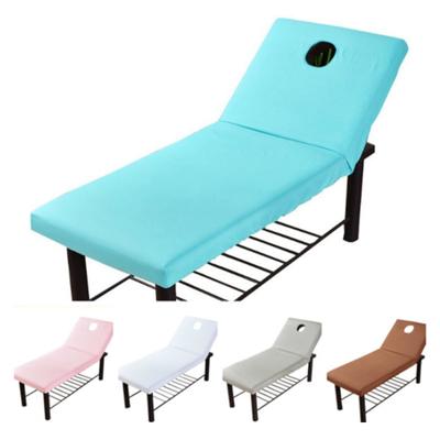 Beauty Bed Fitted Sheet Beauty Salon Massage Bedding Cover Couch Table Case SPA Treatment Bed Cover With Breath Hole